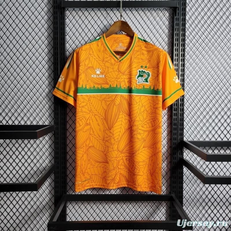 22/23 Ivory Coast Orange Training Jersey