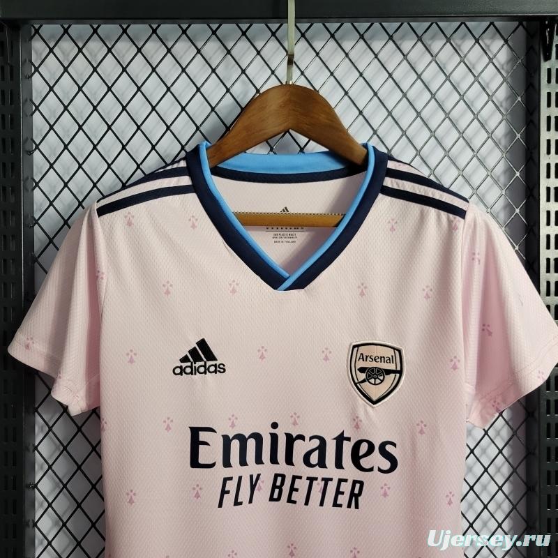 22/23 Woman Arsenal 3rd Away Soccer Jersey