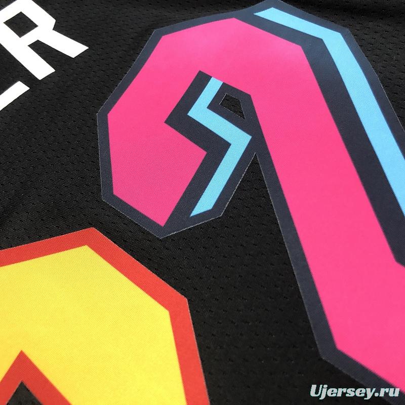 NBA Miami Heat #22 Jimmy Butler 2021-2022 City Jersey Black