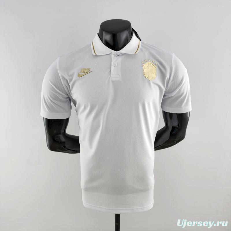 2022 POLO Brazil White Jersey