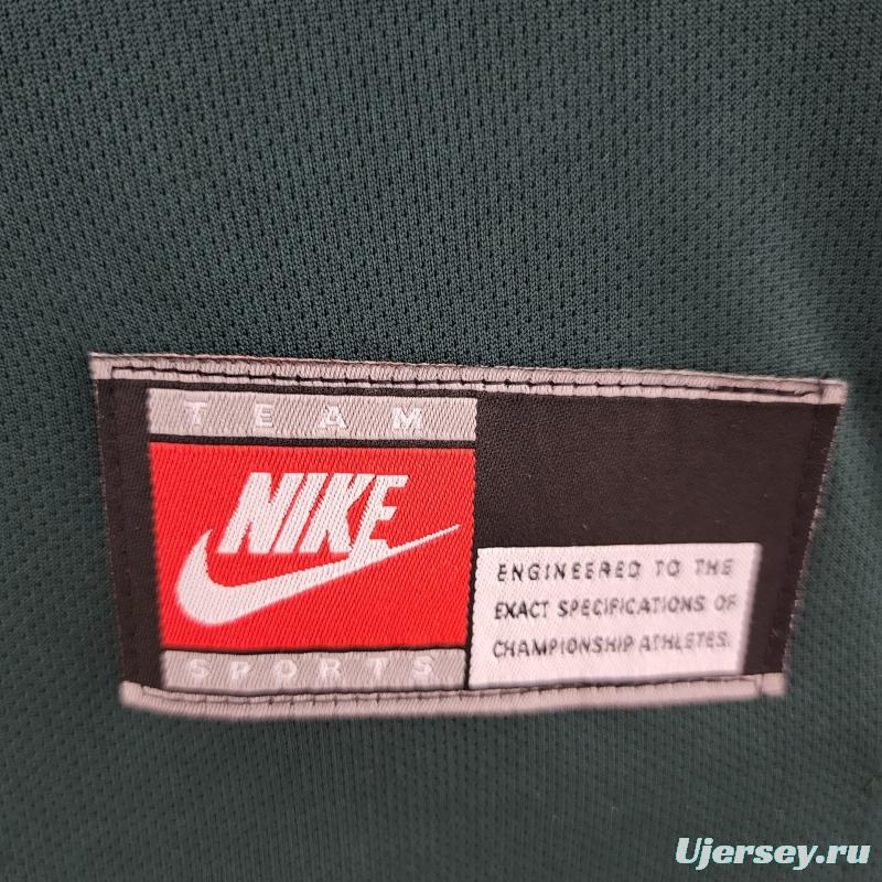 Retro Goalkeeper Brazil 1998 Dark Green Jersey