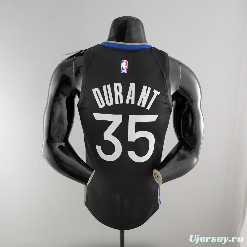 2020 DURANT #35 Warriors City Edition Black &amp; Grey NBA Jersey