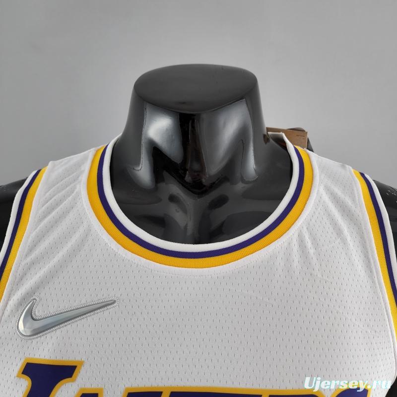 75th Anniversary IRVING #2 Los Angeles Lakers White NBA Jersey