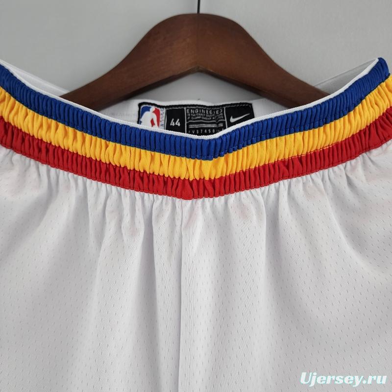 Golden State Warriors NBA Shorts White