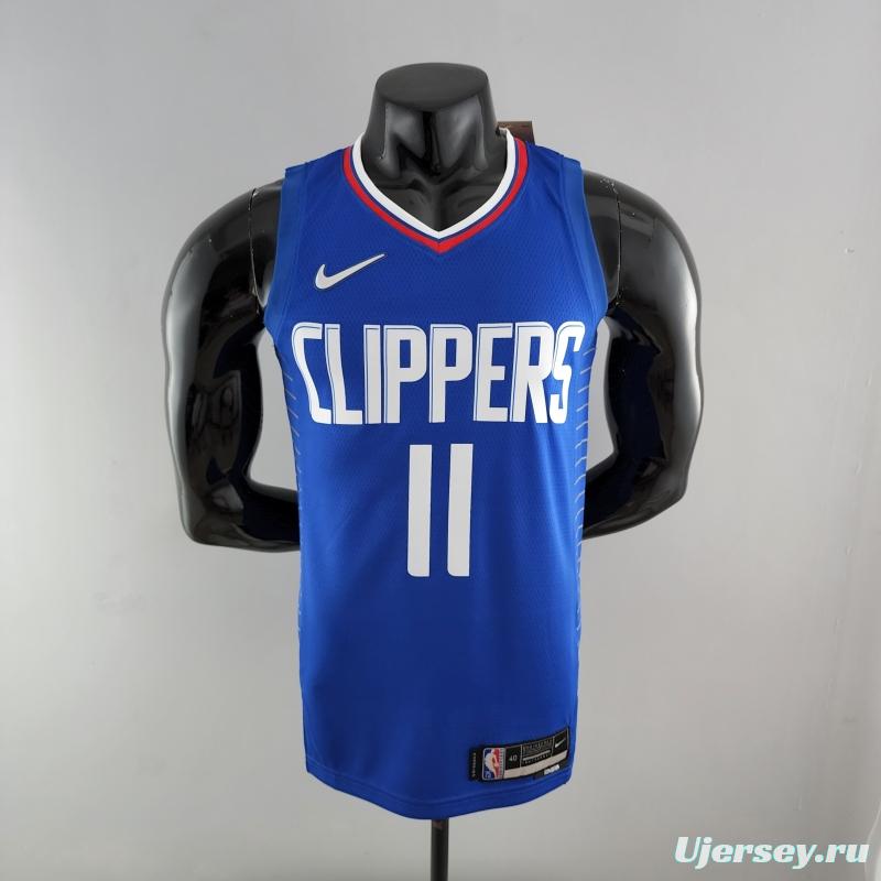 75th Anniversary WALL#11 Los Angeles Clippers NBA Jersey Blue