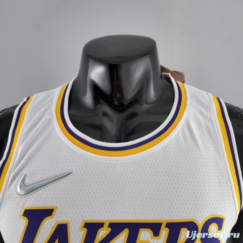 75th Anniversary IRVING #11 Los Angeles Lakers White NBA Jersey