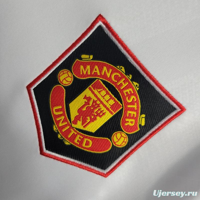 22/23 Long Sleeves Manchester United Away Soccer Jersey