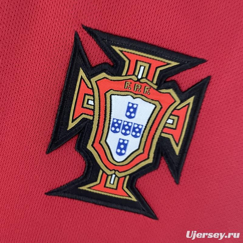 Retro Portugal 2006 Home Soccer Jersey