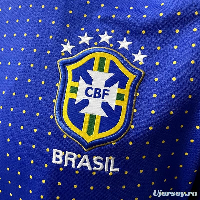 Retro 2010 Brazil Away Soccer Jersey