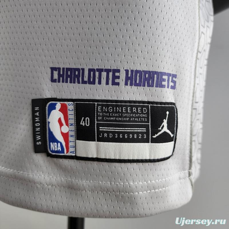 2019 NBA Oubre Jr. #12 Charlotte Hornets Grey Jersey