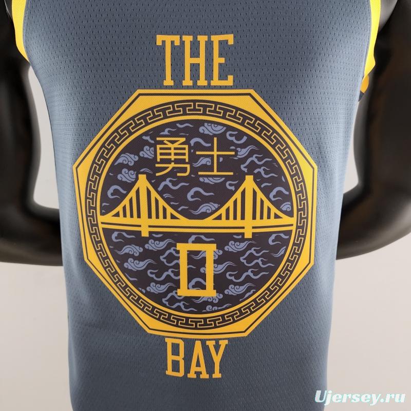 2018 PAYTON II#0 Golden State Warriors Grey NBA Jersey