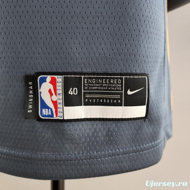 2018 HOMPSON #11 Golden State Warriors Grey NBA Jersey