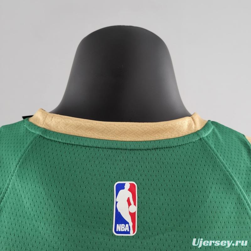 2020 Tatum #0 Boston Celtics City Edition Green NBA Jersey