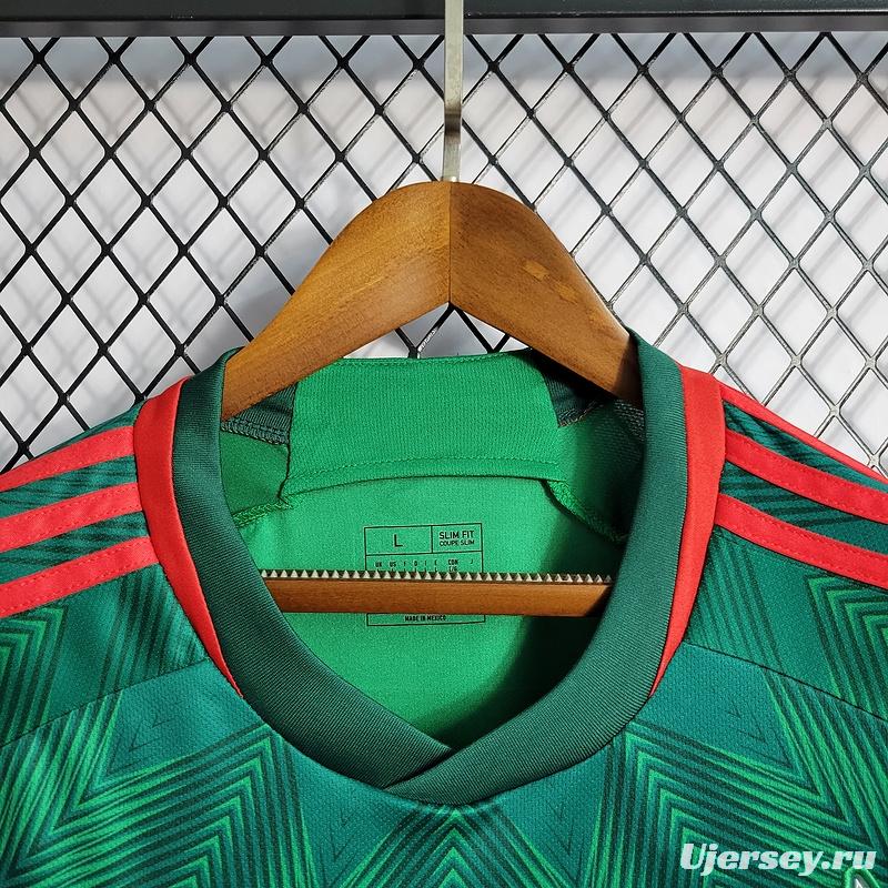 2022 Mexico Home Soccer Jersey