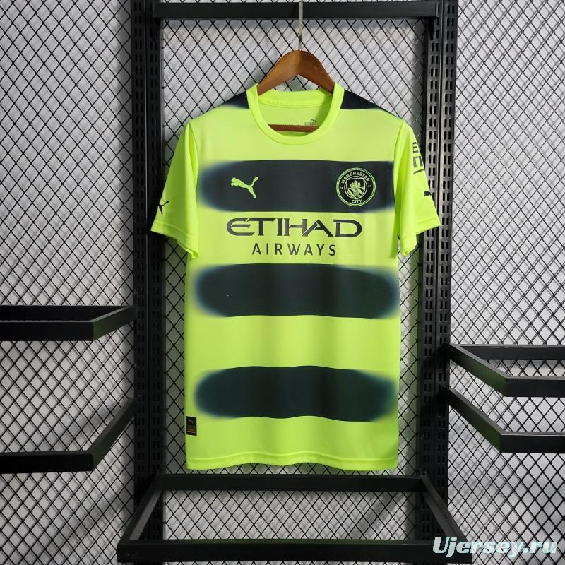 22/23 Manchester City Third Soccer Jersey