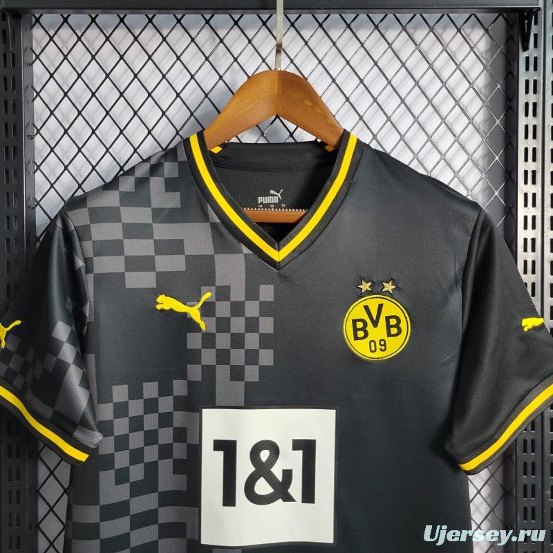 22/23 BVB Borussia Dortmund Away Soccer Jersey