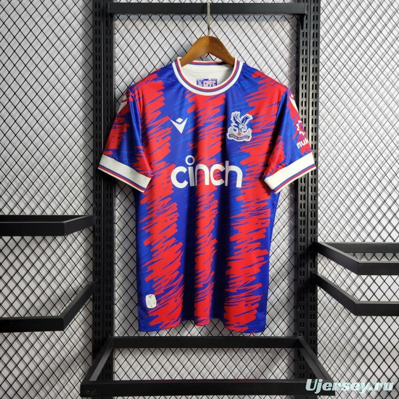 22/23 Crystal Palace Home Soccer Jersey