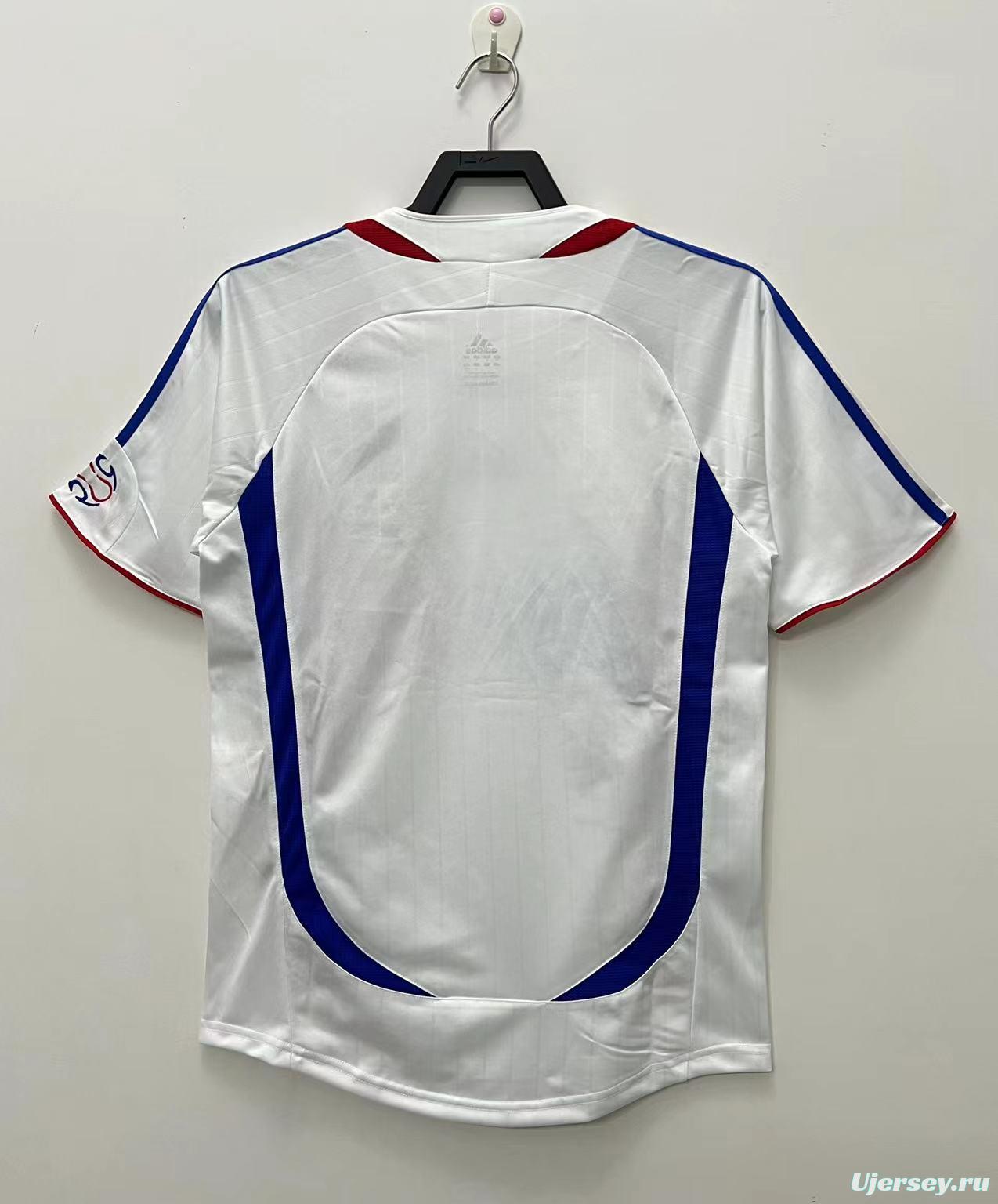 Retro 2006 France Away Soccer Jersey With 06 World Cup Patch