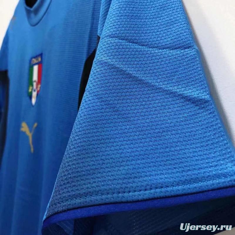 Retro 2006 Italy Home Soccer Jersey