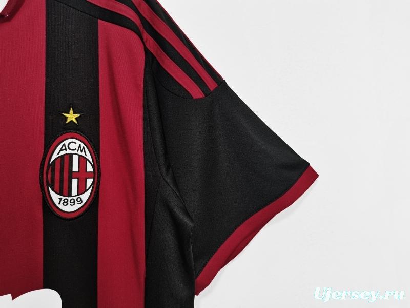 Retro 2009/10 AC Milan Home Soccer Jersey