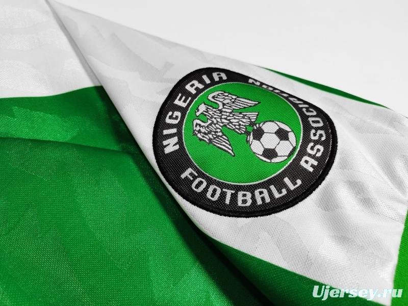 Retro 1996 Nigeria Home Soccer Jersey