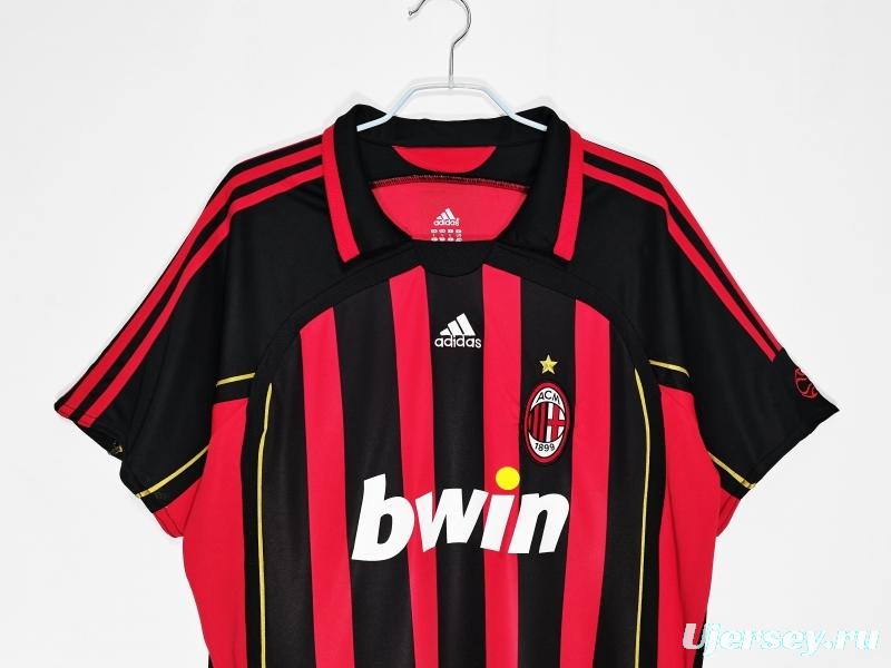 Retro 2006/07 AC Milan Home Soccer Jersey