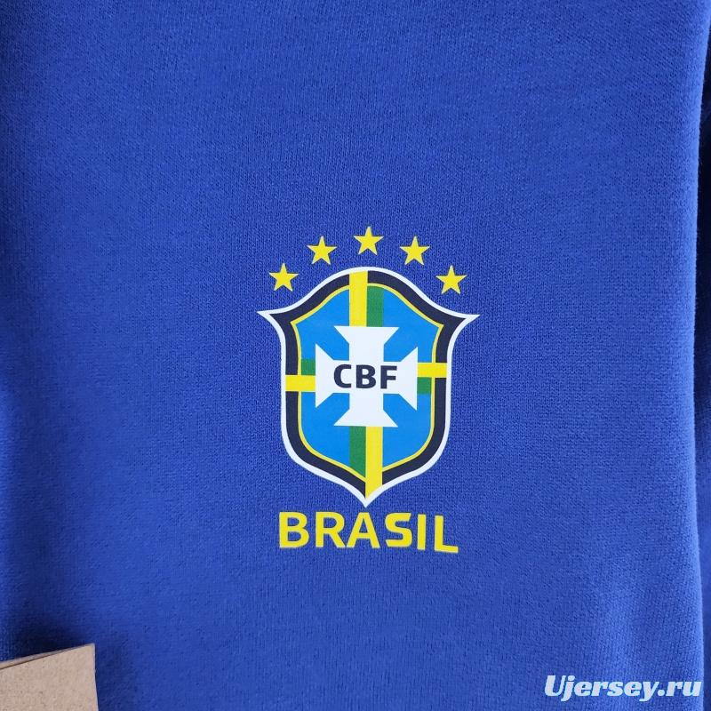 2022 Brazil Hoodie Blue