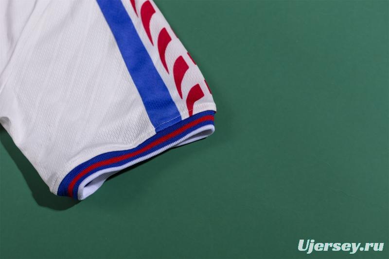 Retro 1996 Czech Republic  Away Soccer Jersey