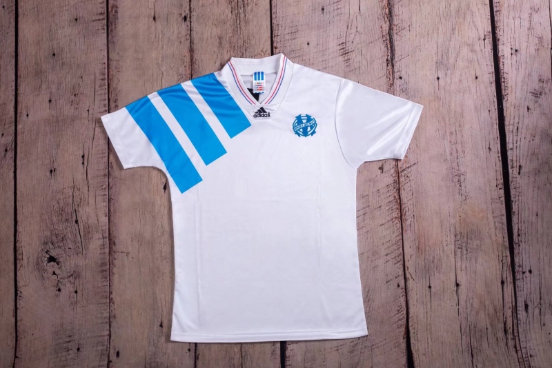 RETRO 92/93 Marseille Home Soccer Jersey