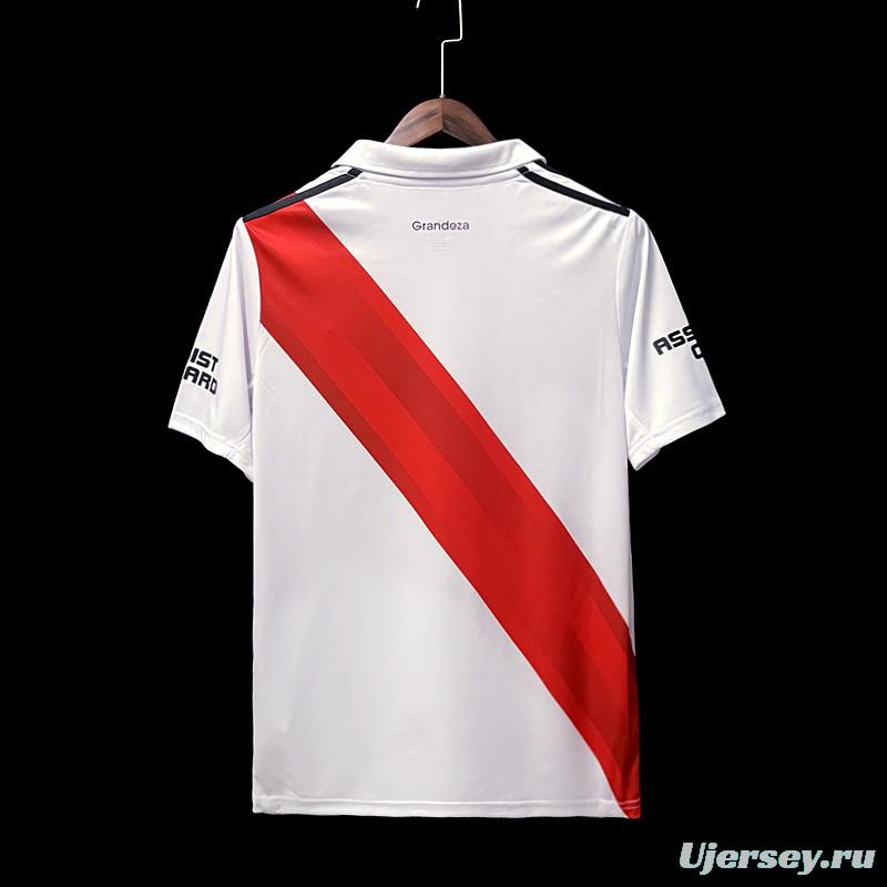 22/23 River Plate Home Soccer Jersey