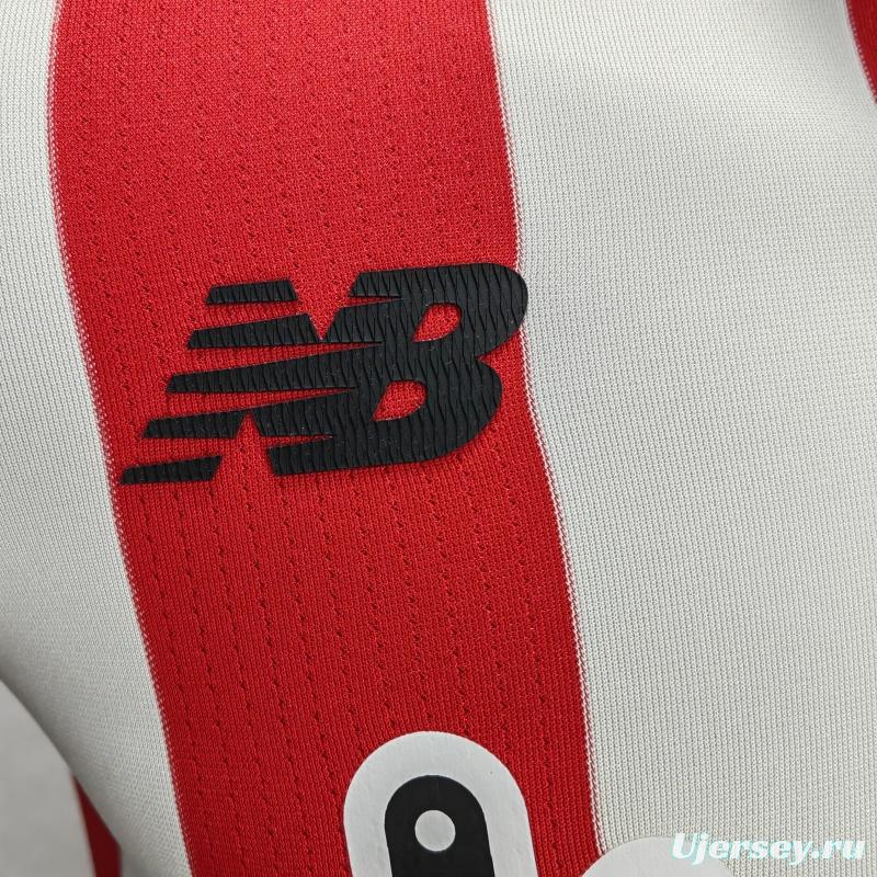 Player Version 22/23 Bilbao Athletic Home Soccer Jersey