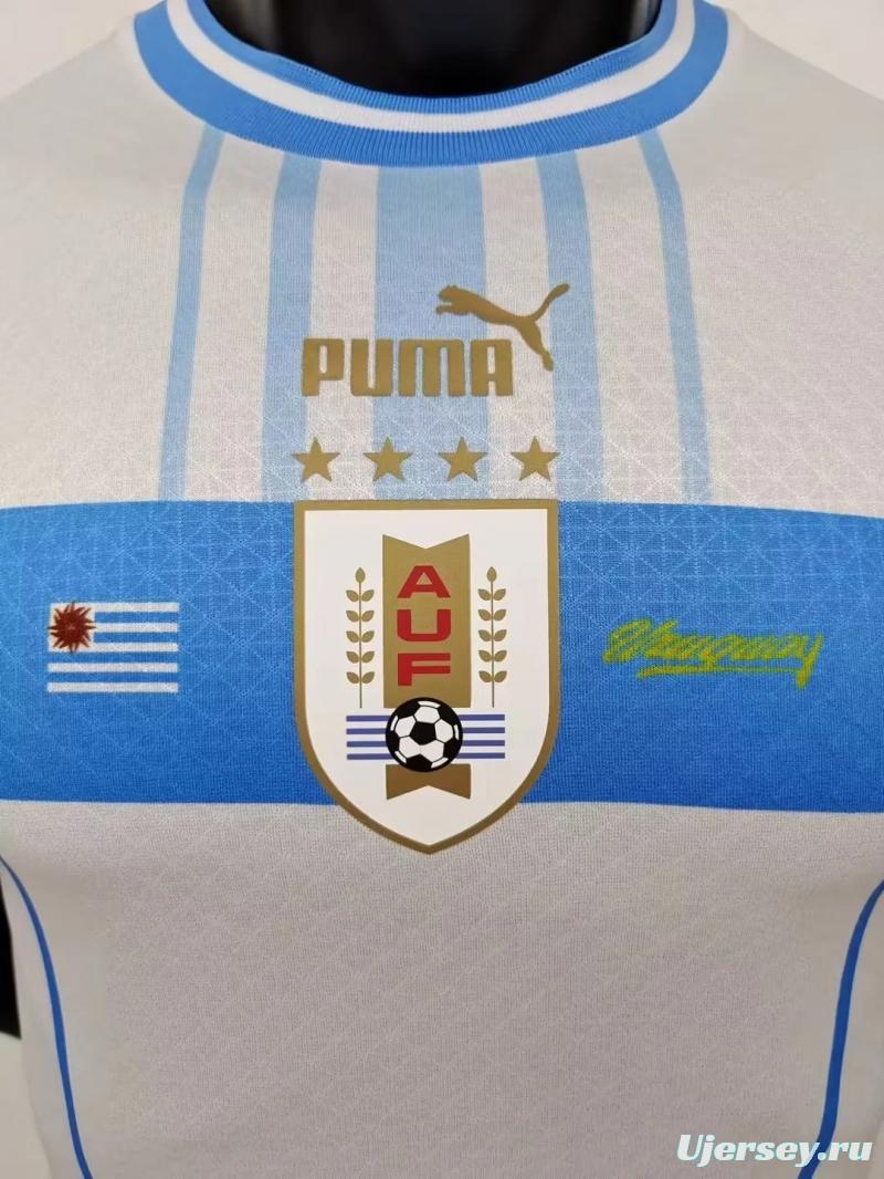 Player Version 2022 Uruguay Home Soccer Jersey