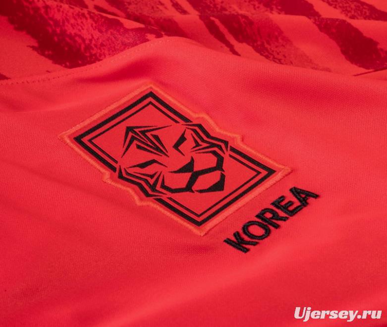 2022 Korea Home Long Sleeve Jersey