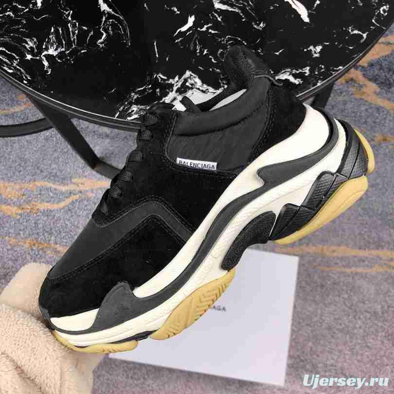 Men Balenciaga Triple-S 2 Yellow Black Sneaker