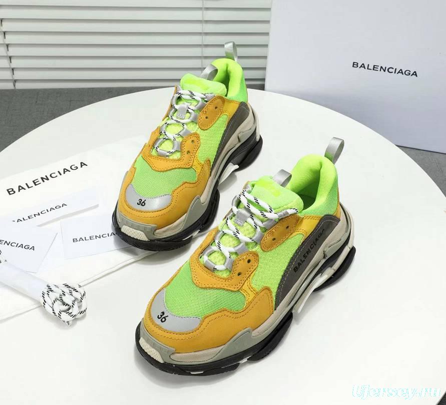 Men/Women Balenciaga Triple-S Sneaker Multi-Color Brown/Green Item 6380340