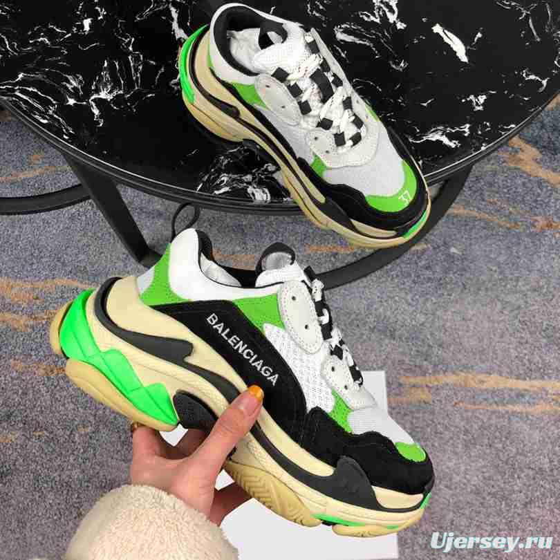 Men Balenciaga Triple-S Sneaker Green/Black