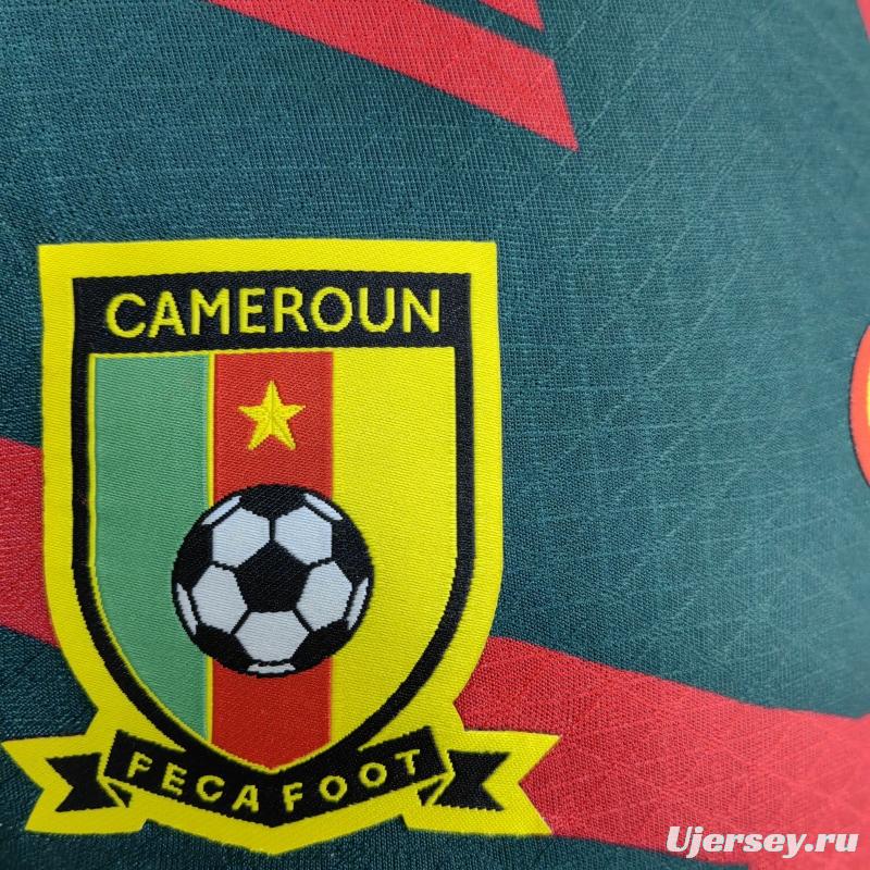 Player Version 2022 Cameroon Away Red Jersey