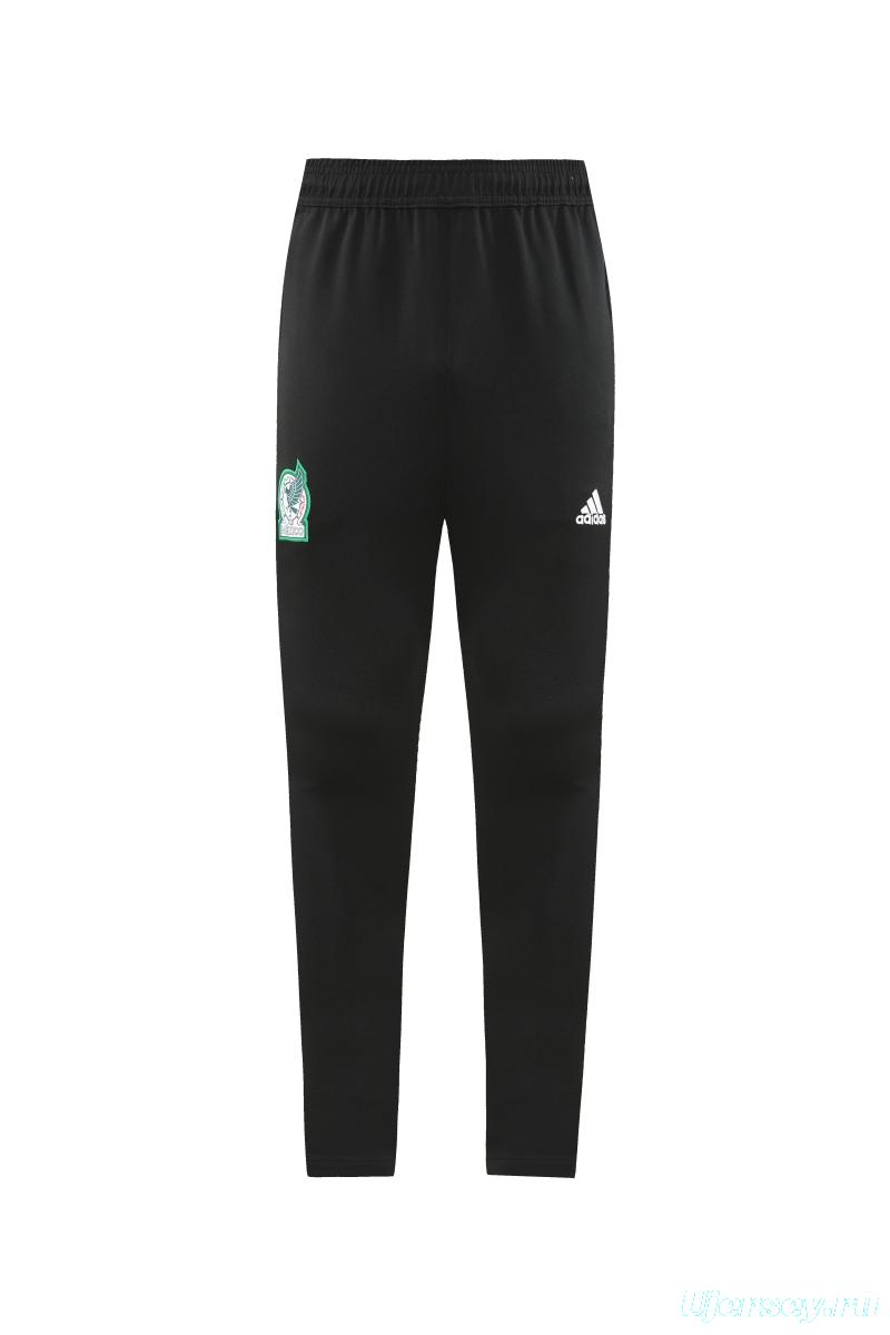 2022 Mexico Dark Green Full Zipper Tracksuit