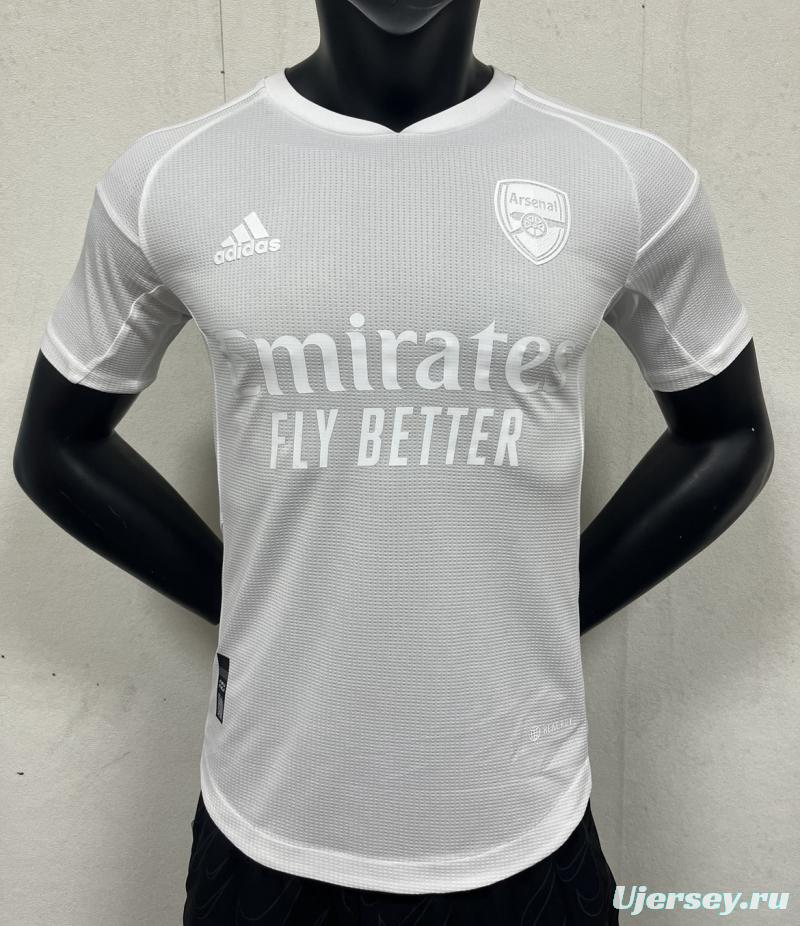 Player Version 23/24 Arsenal All White Jersey