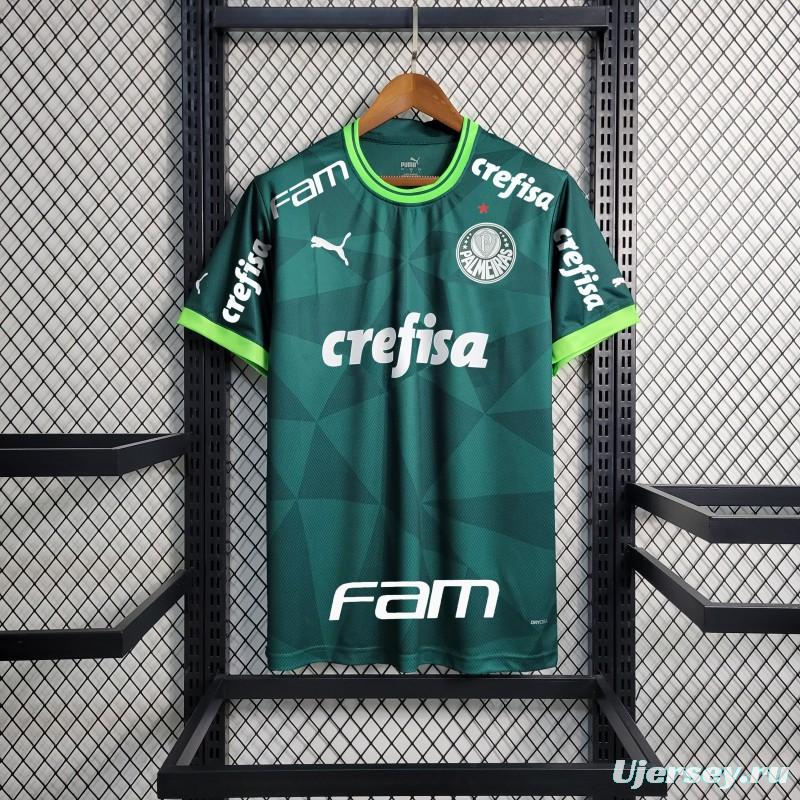 23/24 Palmeiras Home Jersey+All Sponsors And Patch