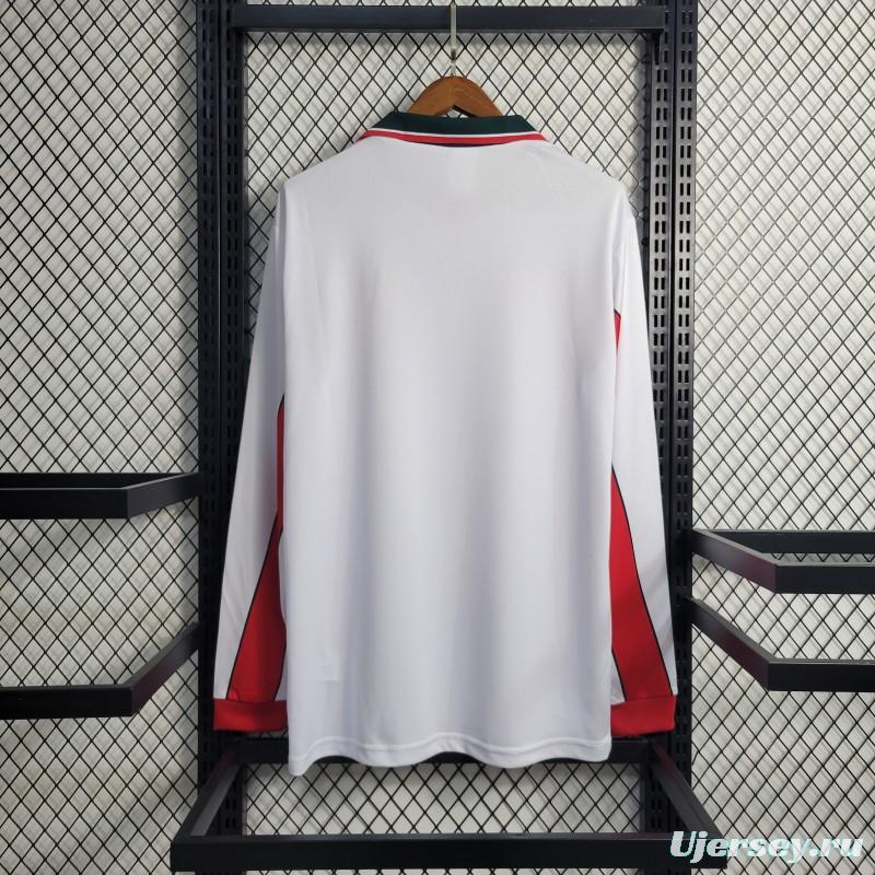 Retro Long Sleeve 1998 Morocco Away Soccer Jersey