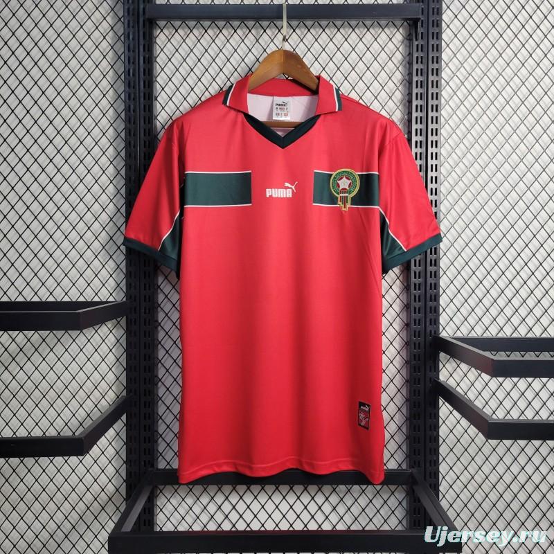 Retro 1998 Morocco Third Red Jersey