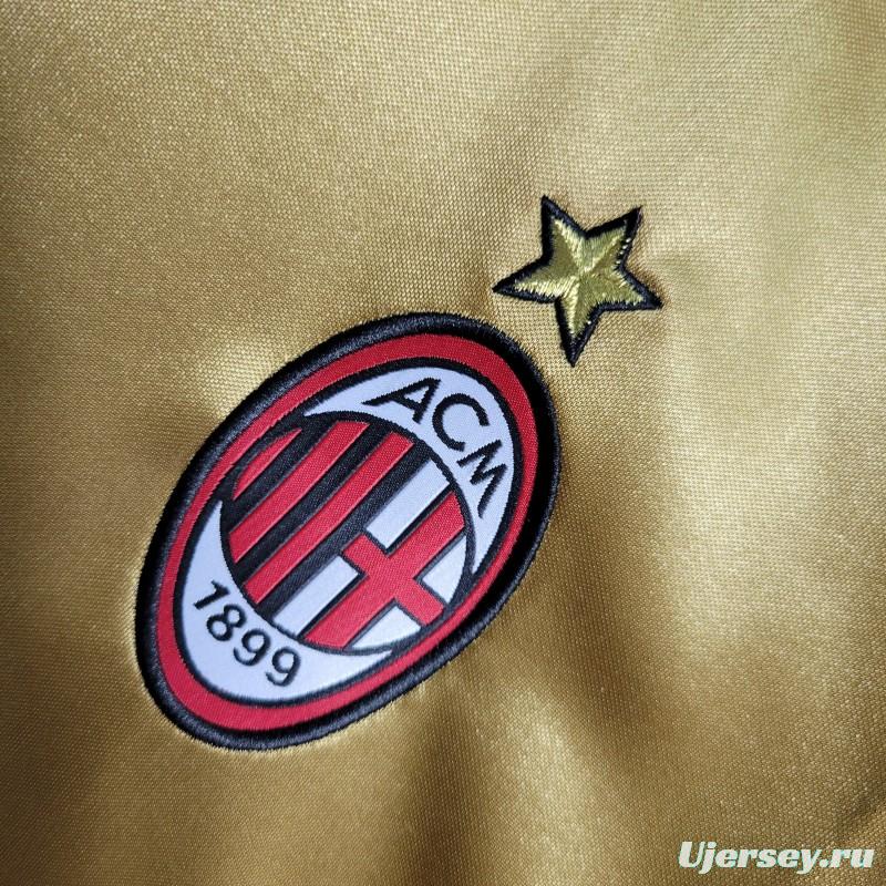 Retro 2013/14 Season AC Milan Third Golden Jersey