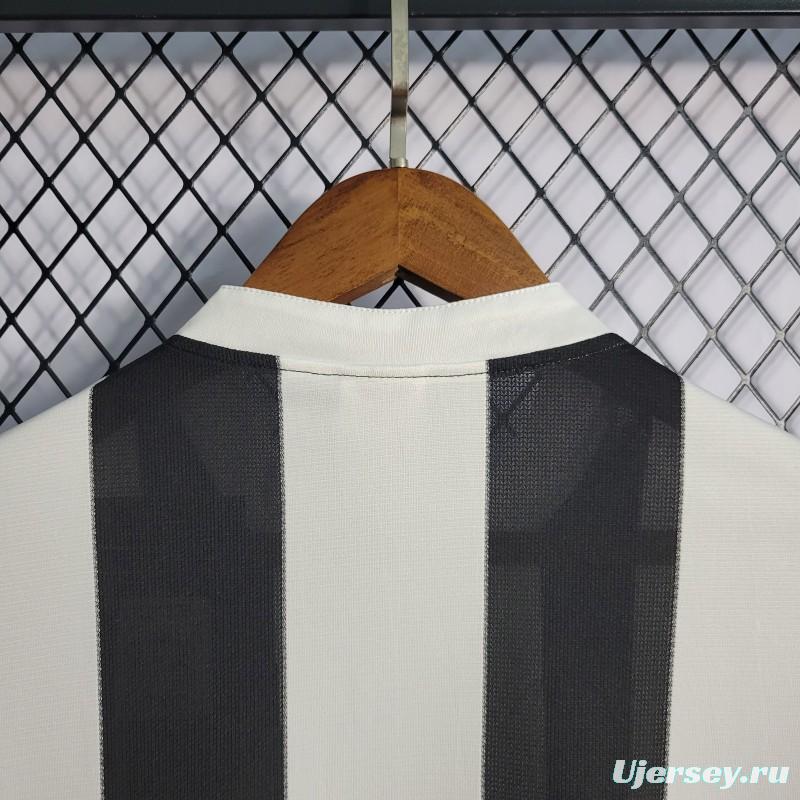 Retro 1995-97 Long Sleeve Newcastle Home Soccer Jersey