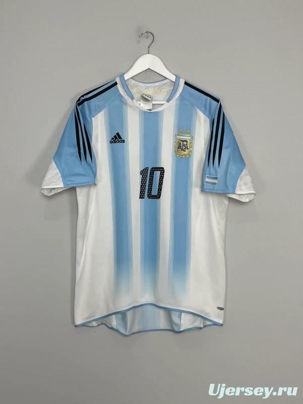 Retros 2004 Argentina Home Jersey