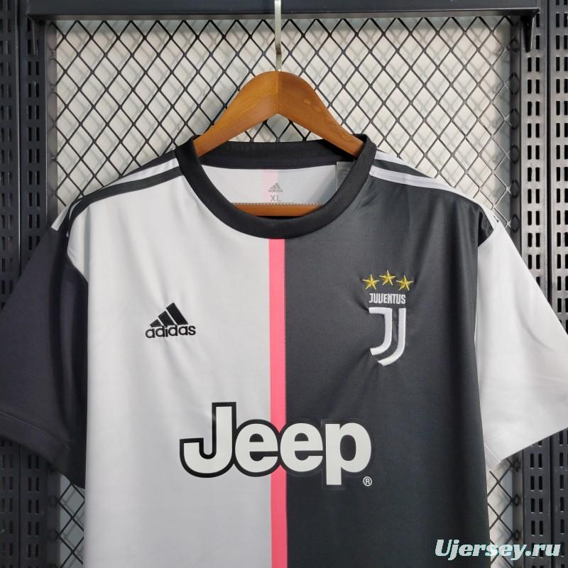 Retro 19/20 Juventus Home Soccer Jersey