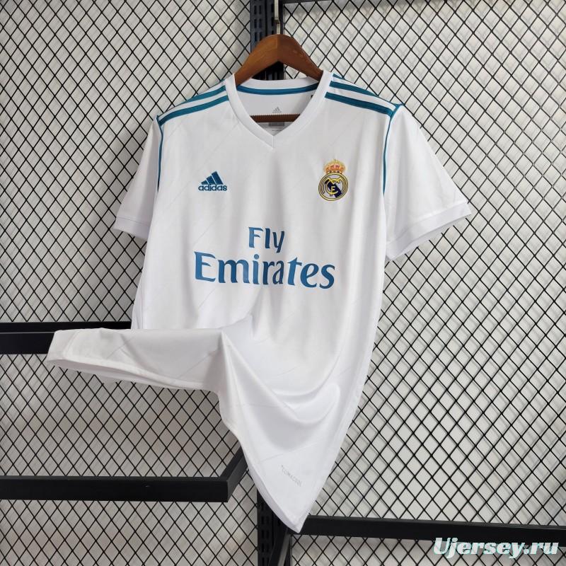 Retro 17/18 Real Madrid Home Jersey