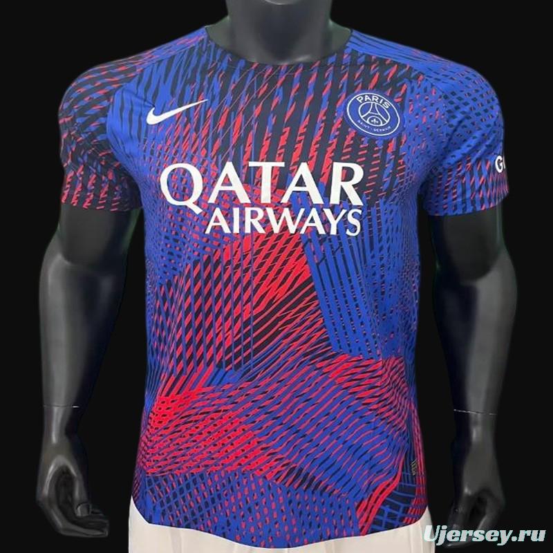 22/23 PSG Blue/Red Pre-Match Jersey