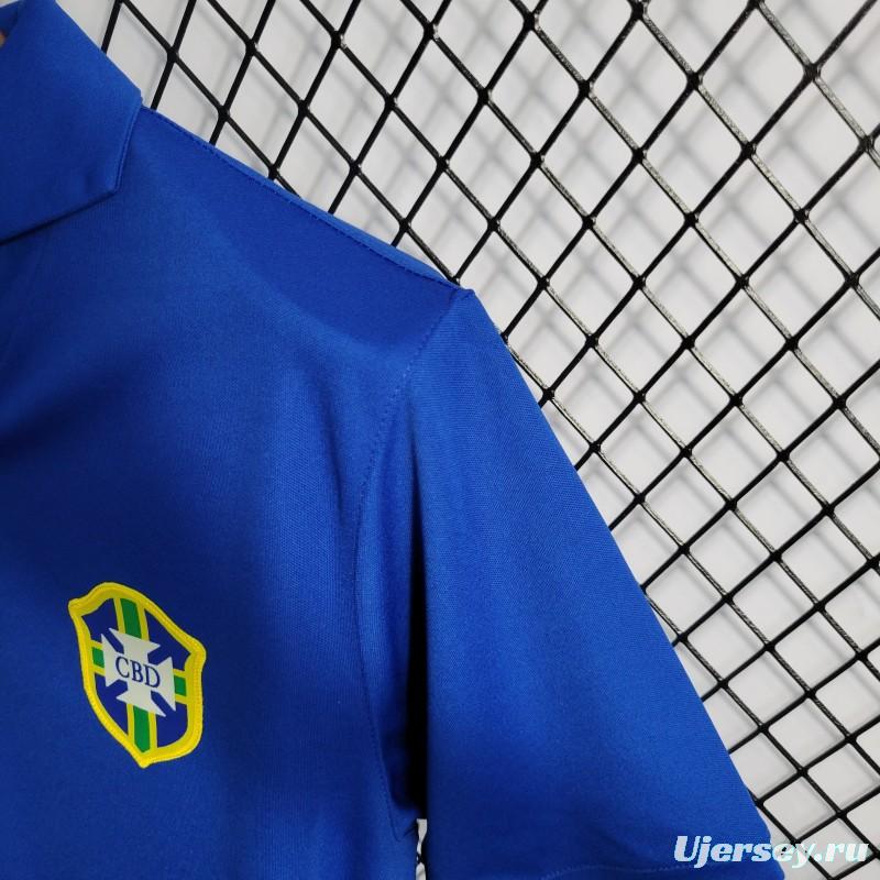 Retro 57-62 Brazil Away Blue Jersey