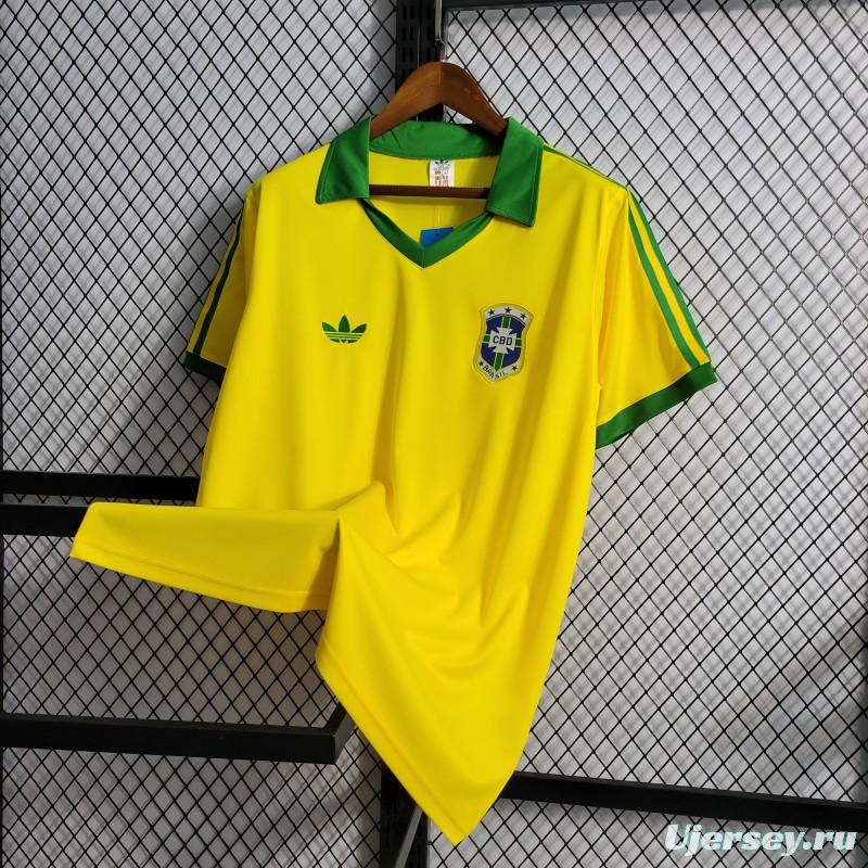 Retro 1997 Brazil Home Jersey